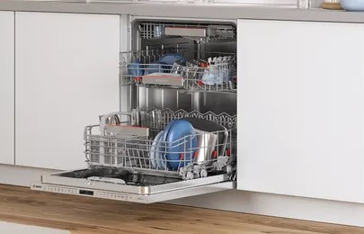 What does a blinking red light mean on Bosch dishwasher