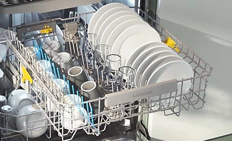 Samsung dishwasher top rack not drying