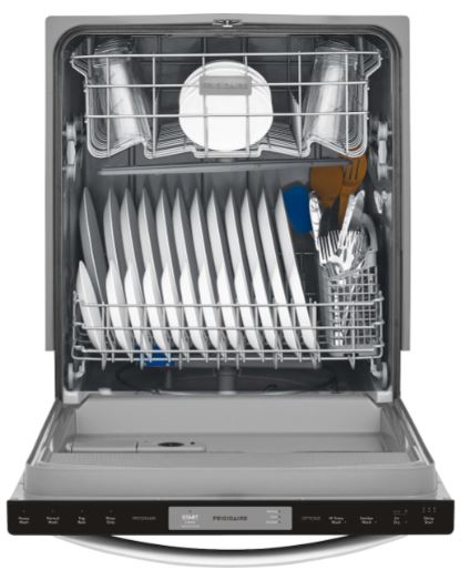 frigidaire dishwasher not washing