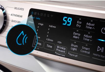 Samsung dryer display symbols meaning