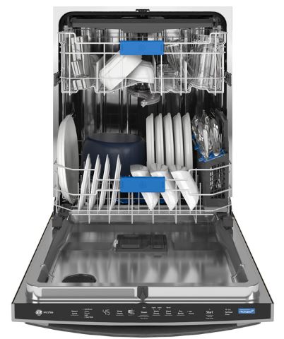 GE dishwasher fills with water then stops